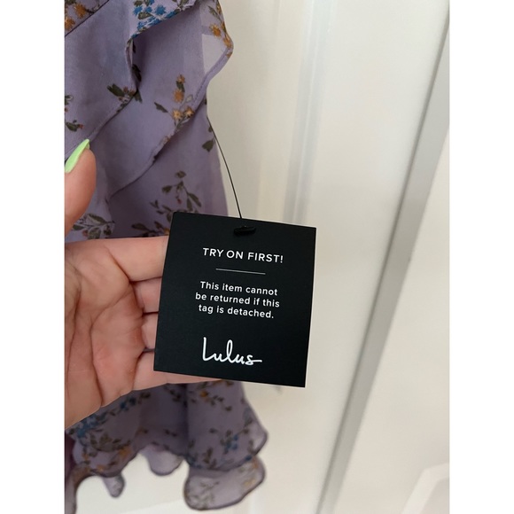 NWT LuLus floral dress - Picture 7 of 9